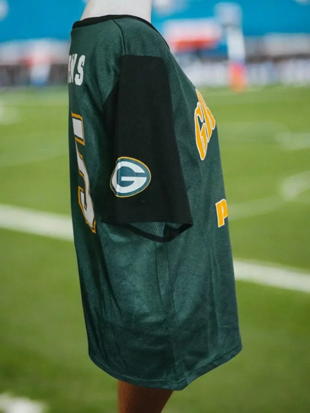 NWOT 90'S JOY ATHLETICS (XL) Vintage Green Bay Packers Athletic Mesh Jersey Shir